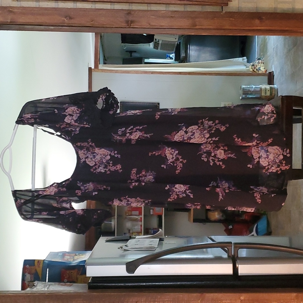 Floral midi dress